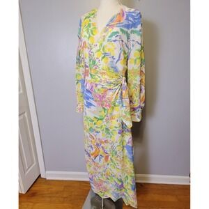 Ralph Lauren Purple Label Collinson Linen Voile Evening Dress Size 8 $2790